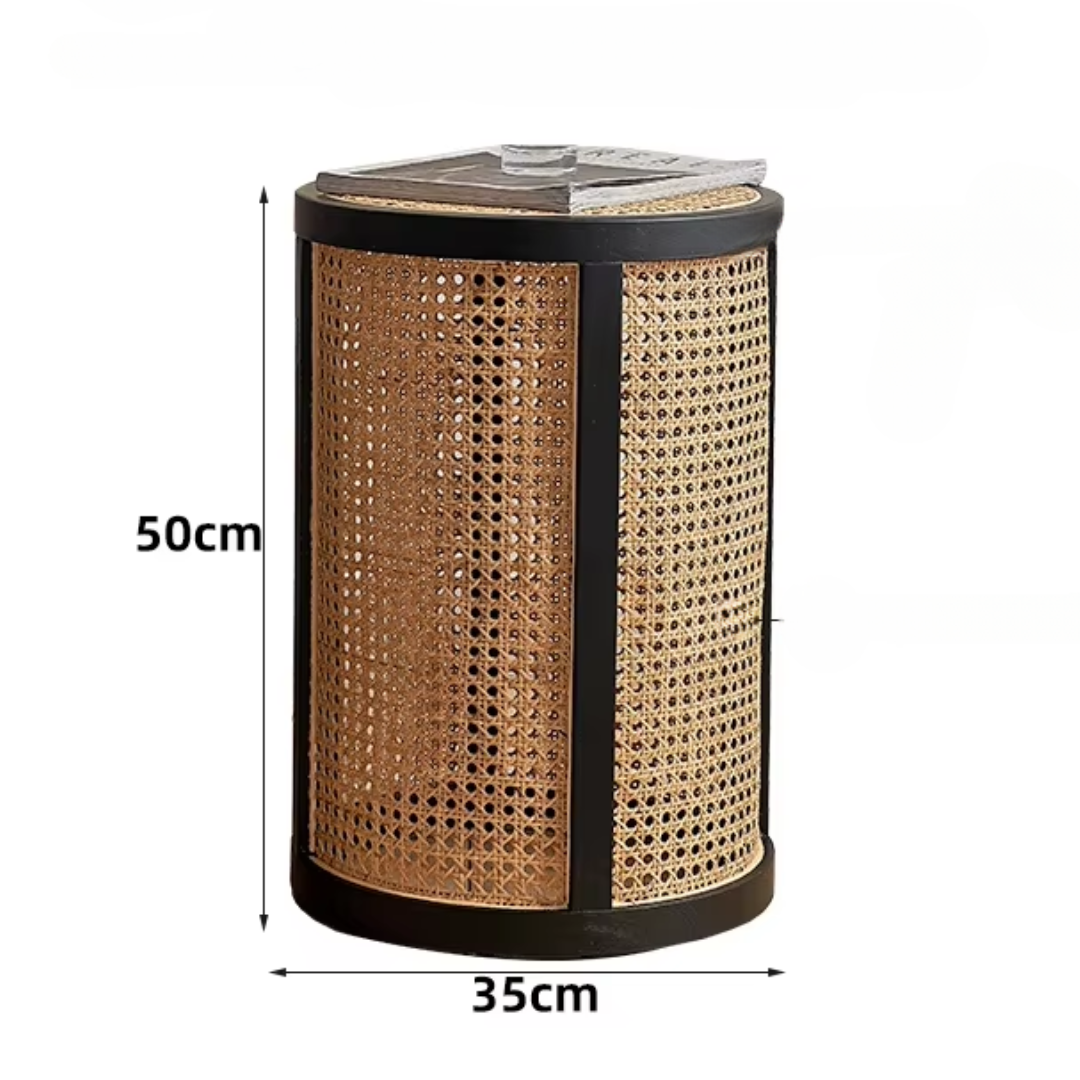 size dimensions of rattan  coffee table