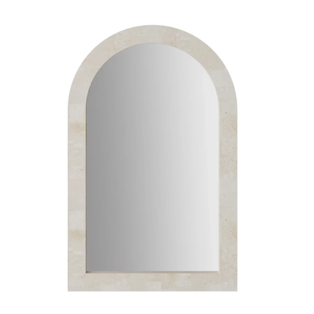 Concrete Full Length Arched Full Length Mirror product view