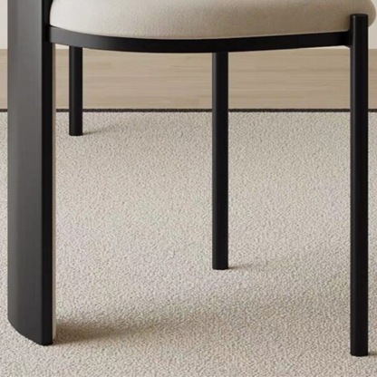 Modern Black Armless Dining Room Chairs