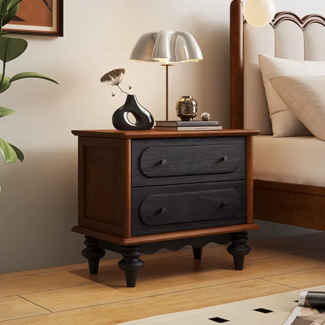 Solid Wood French style bedside table