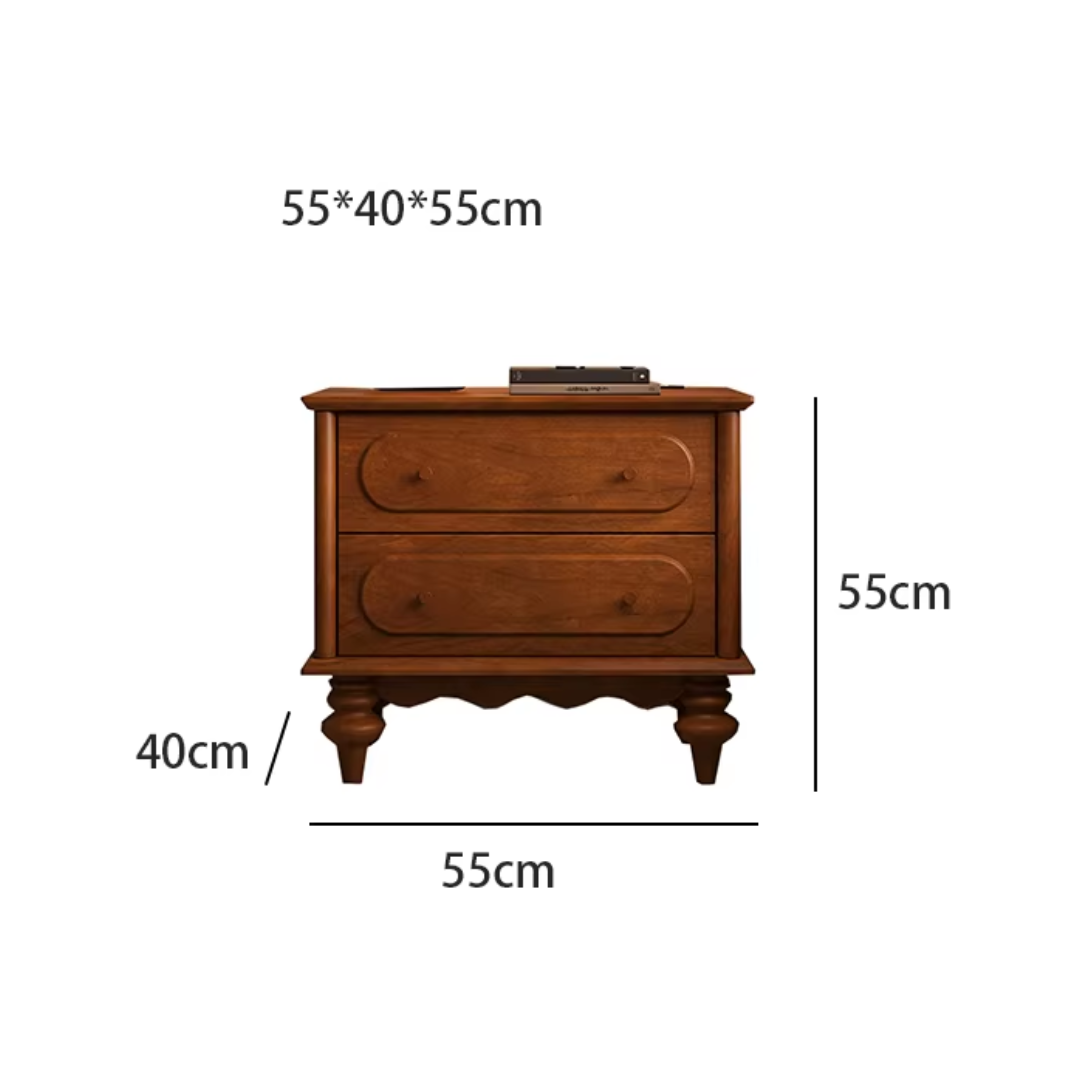 Solid Wood French style bedside table