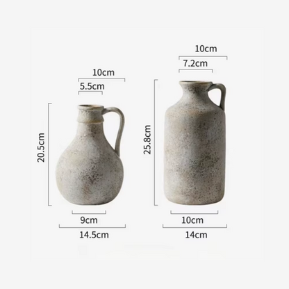 Stone Textured Rustic Vase