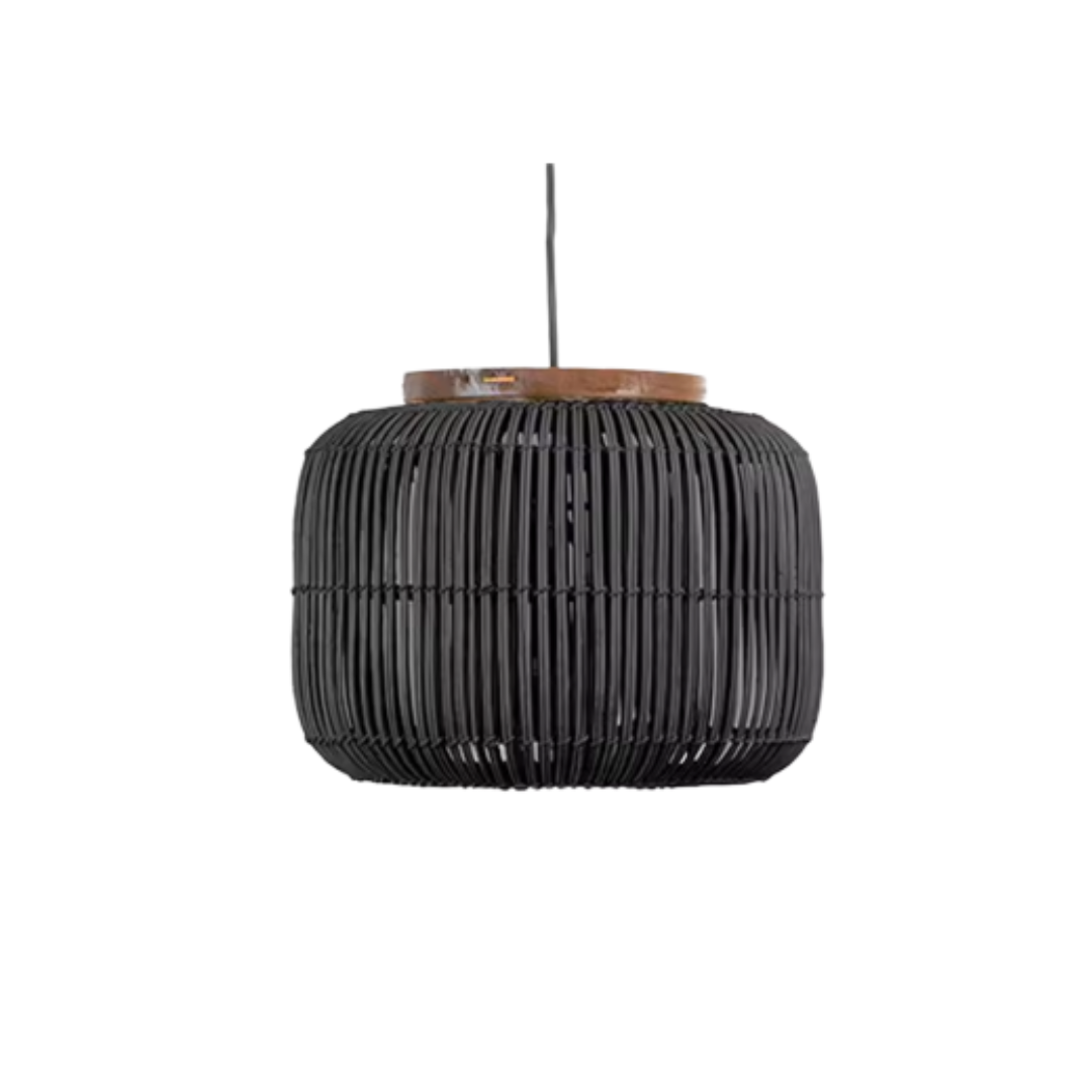 Woven Barrel Hanging Pendant Lights