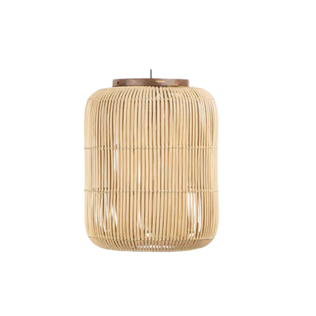 Woven Barrel Hanging Pendant Lights